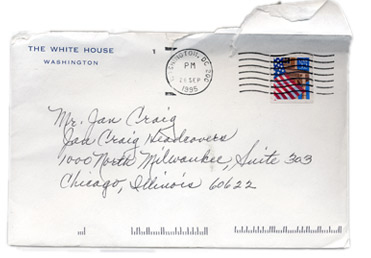 Jan Craig White House Letter